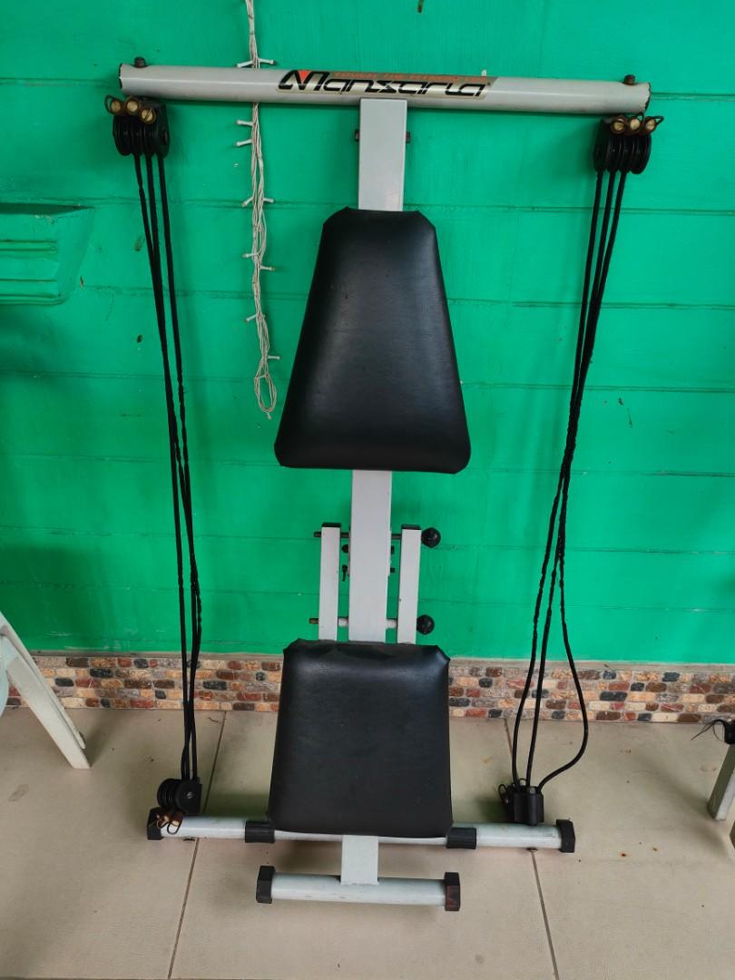 Gym equipment (Category: Weights & Dumbbells) located in Las Pinas. Submitted by hi_sayo_bili_na (Listing ID 1169095772, Image 1). Description: for sale gym equipment for lower chest. see pics. issue need palitan ung goma . for 300 loc Las Pinas pm for more details.