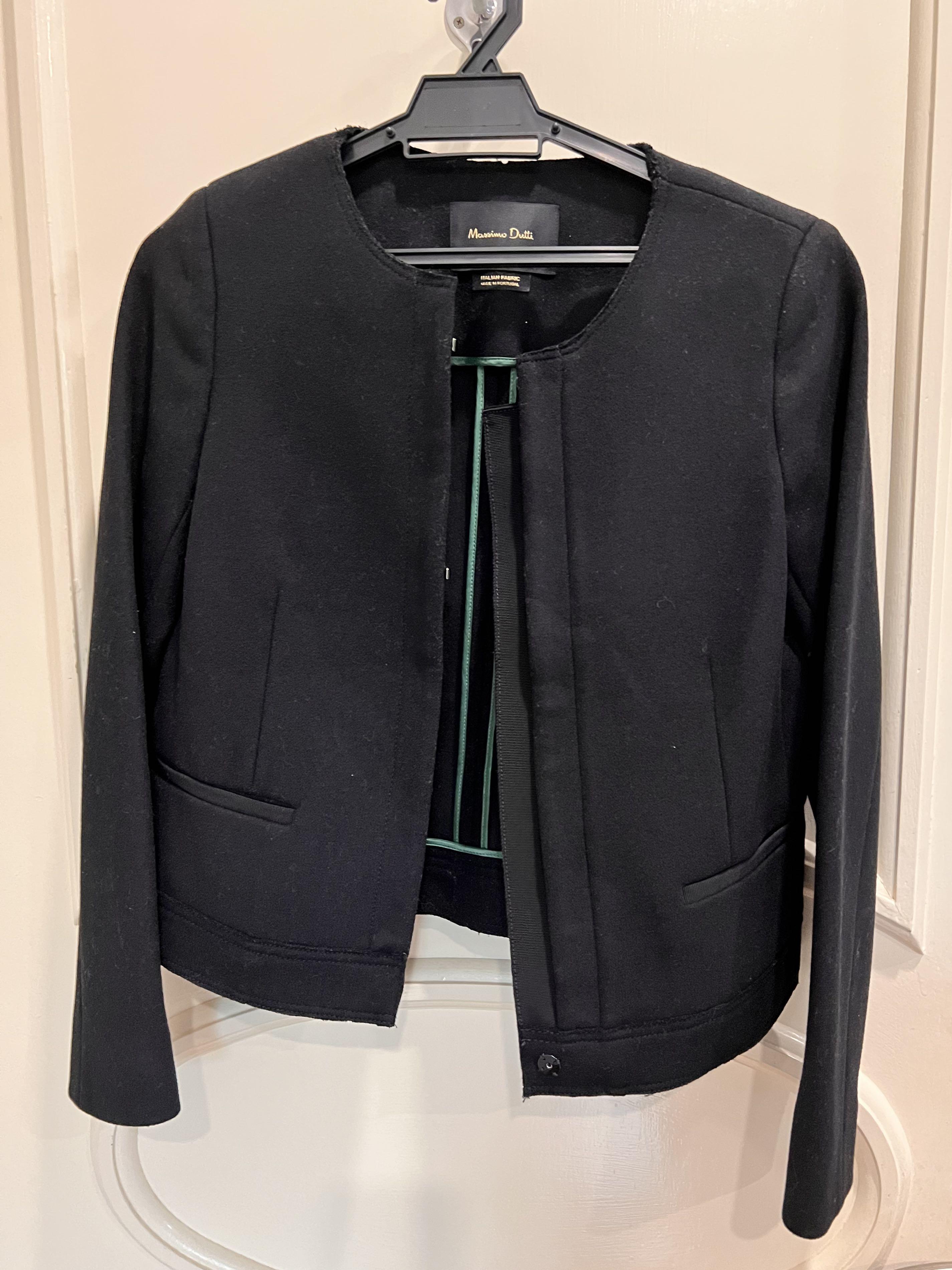 Black 36                  EU Massimo Dutti Long coat WOMEN FASHION Coats Basic discount 64% 