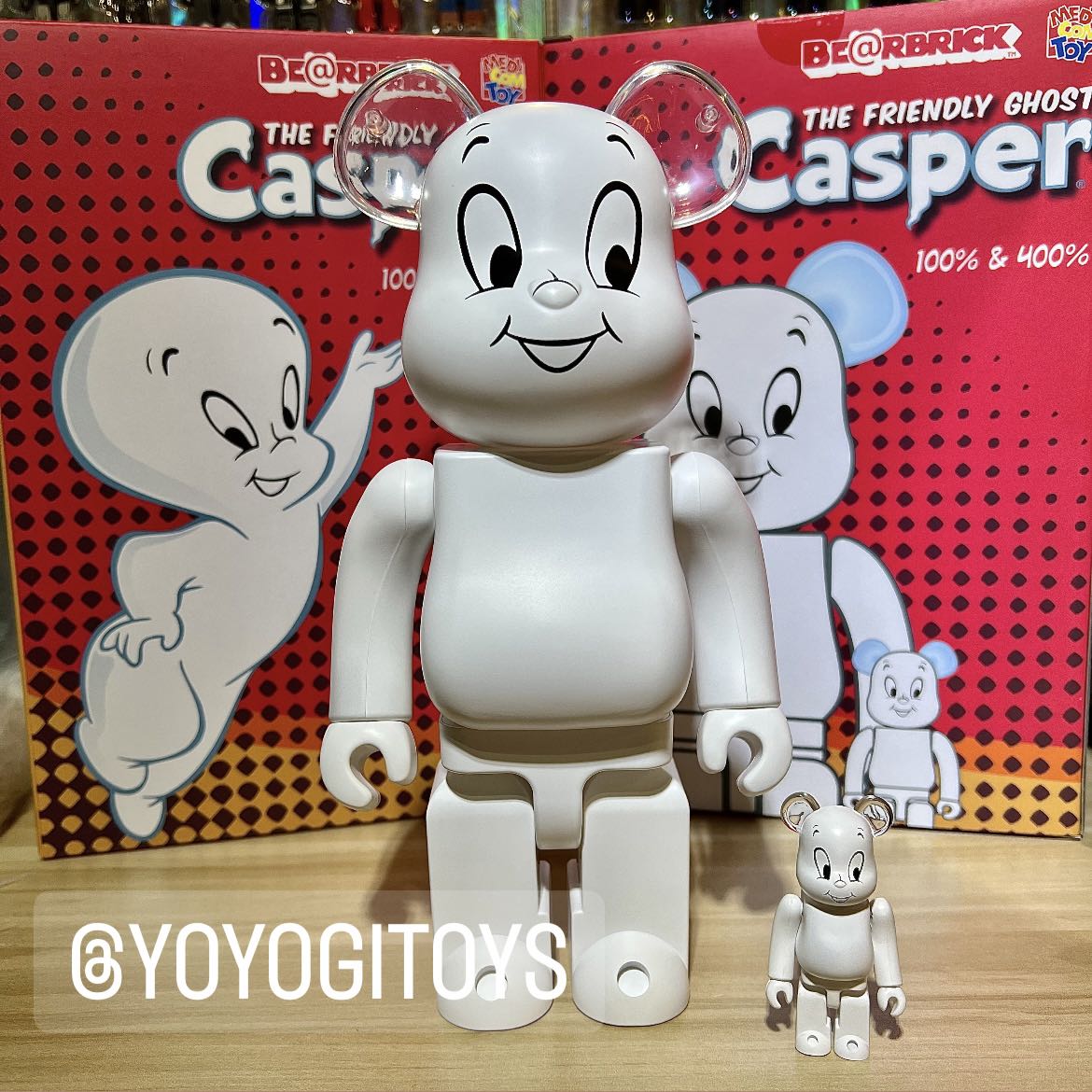 Be@rbrick Casper 100% 400% ×2個 www.krzysztofbialy.com