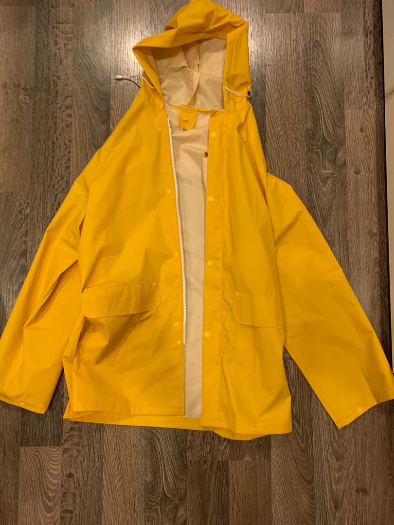 Mens Yellow fisherman rain jacket, Men's Fashion, Coats, Jackets and  Outerwear on Carousell