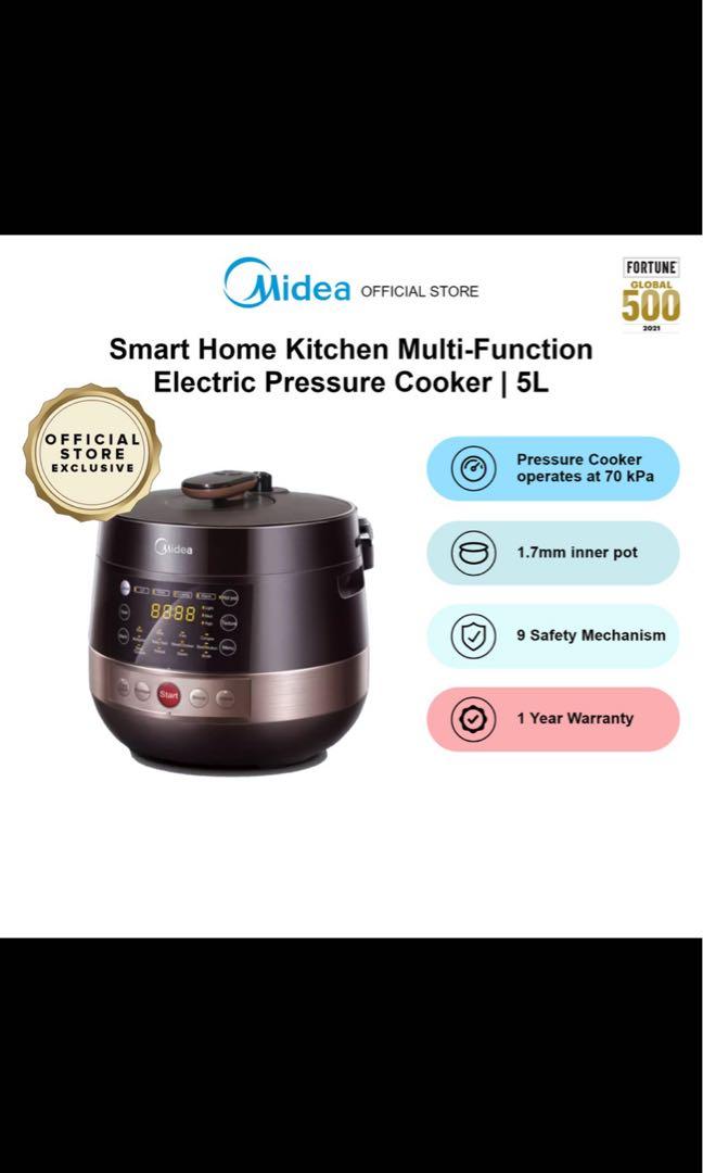 Midea electric pressure cooker, TV & Home Appliances, Kitchen
