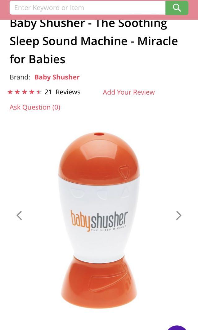 Miracle baby shusher, Babies & Kids, Baby Monitors on Carousell