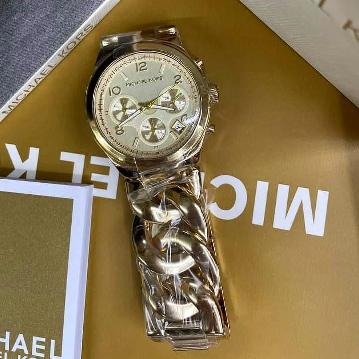 MK TWISTED ALL GOLD AUTHENTIC WATCH, Women's Fashion, Watches ...
