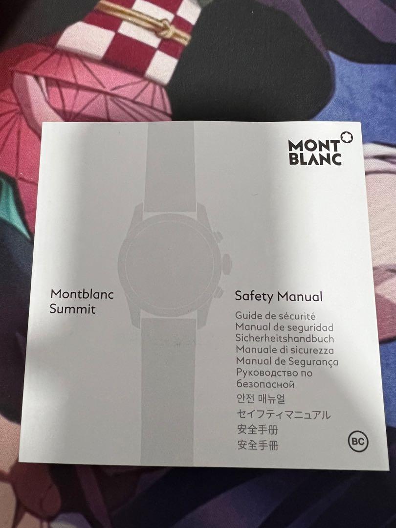 Montblanc summit store manual