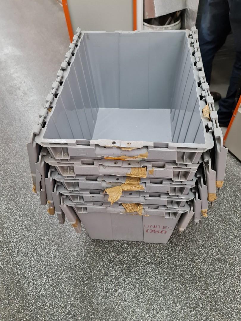 Moving bins 55cm x 35cm, Furniture & Home Living, Home Improvement