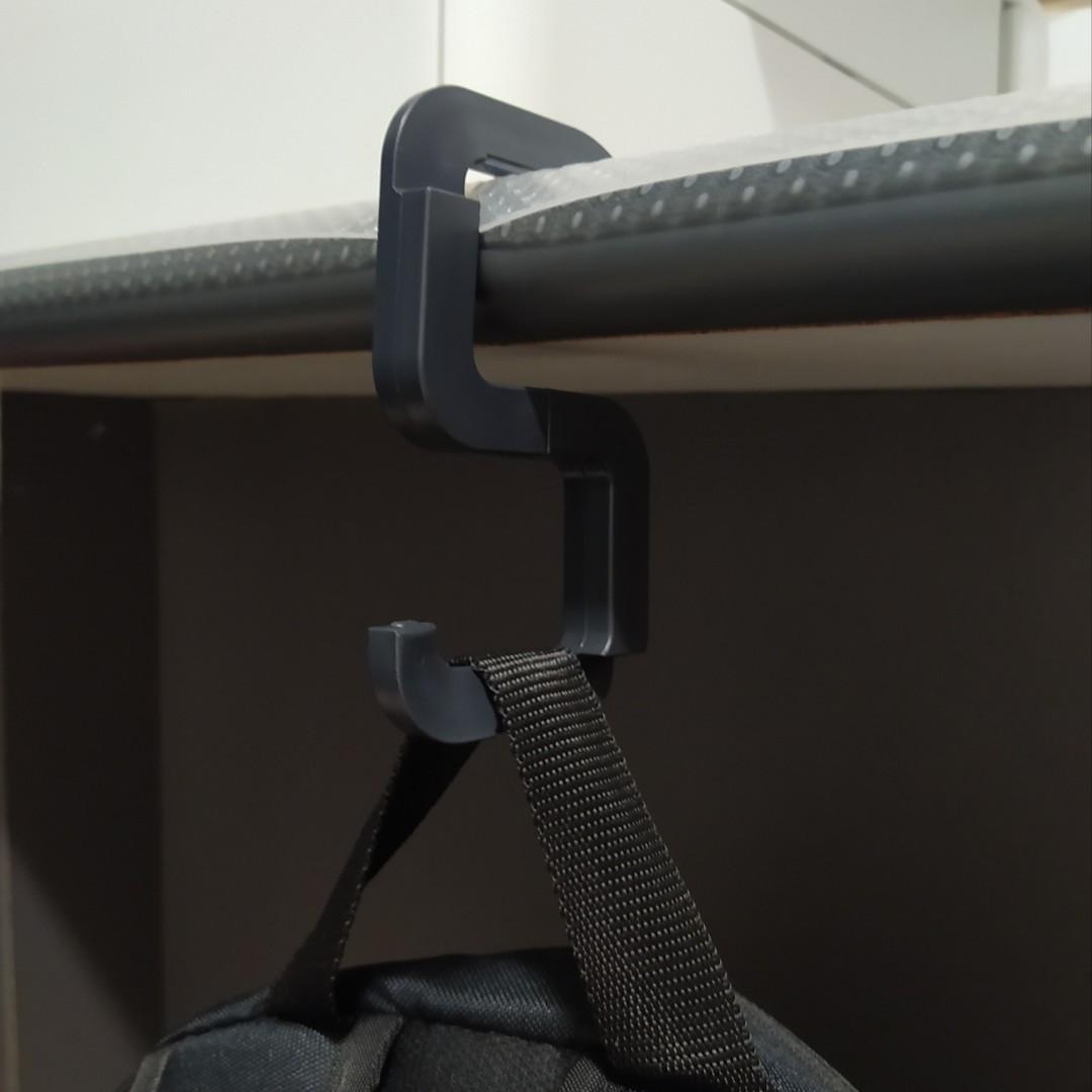 MUJI Travel Bag Hanger BN table s shape hook VIA POST, Furniture