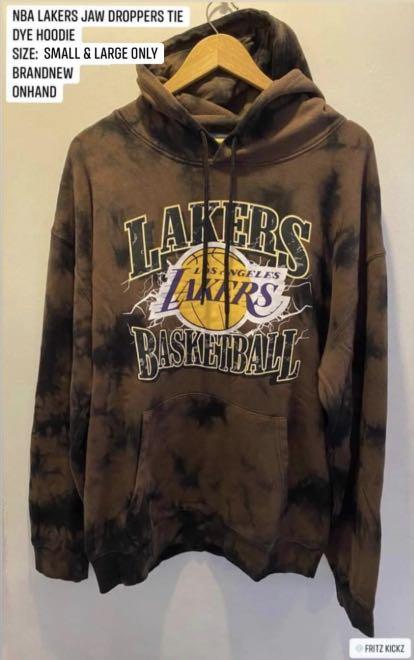 Lakers hoodie tie dye top