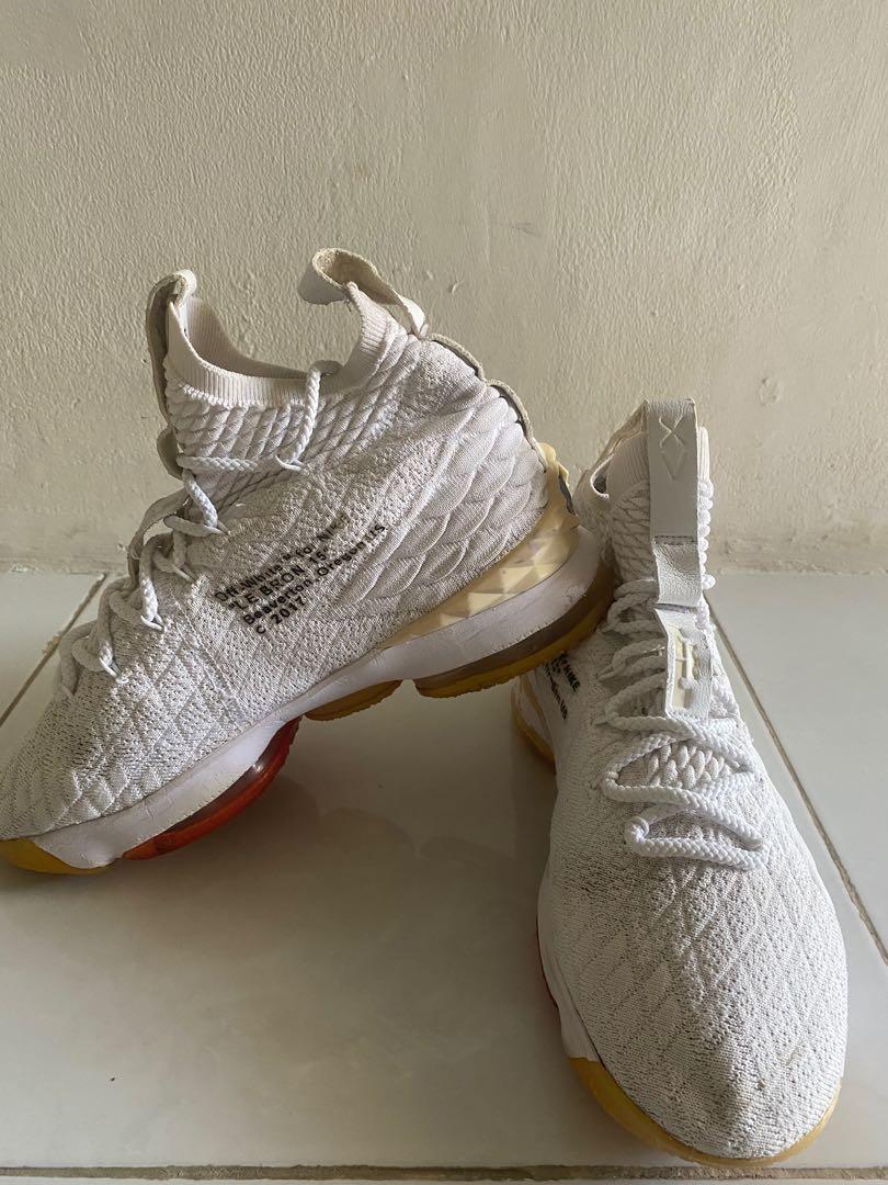 Lebron 15 x clearance off white
