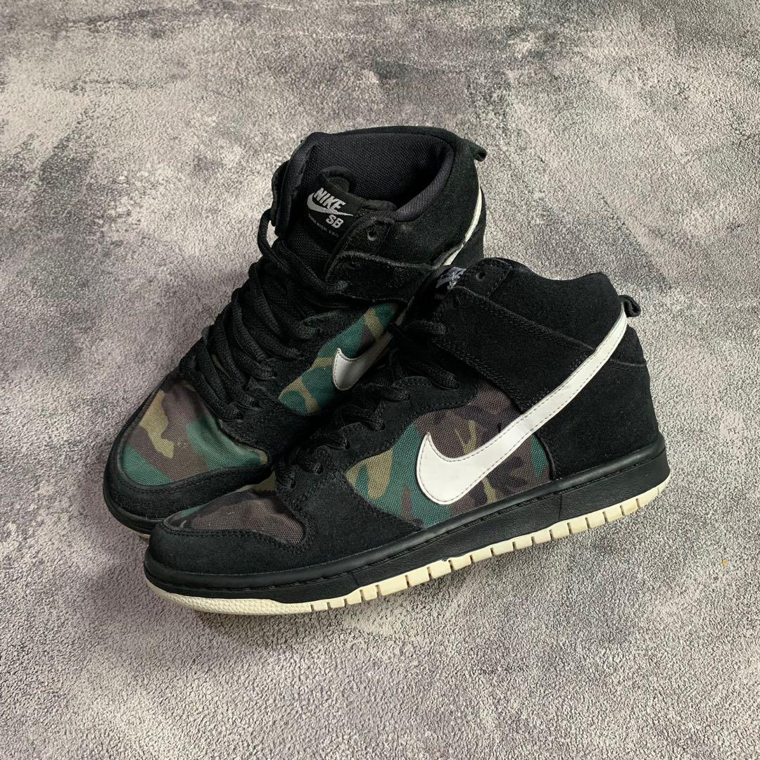 nike sb dunk high pro camo