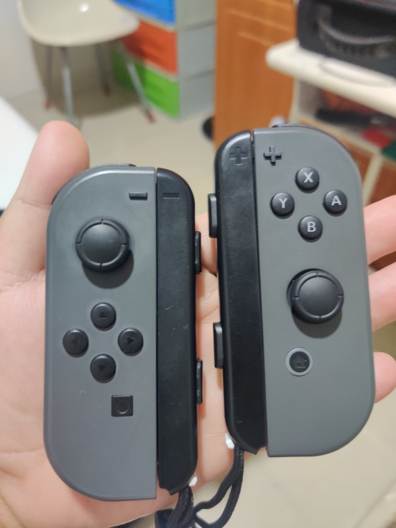 Nintendo Joy Con Gray, Video Gaming, Gaming Accessories, Controllers on