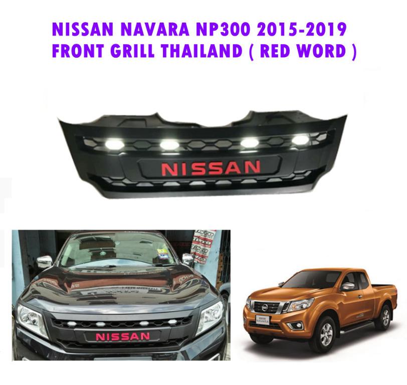 Nissan navara deals front grill accessories
