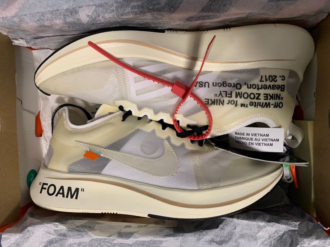 off white zoom fly fake