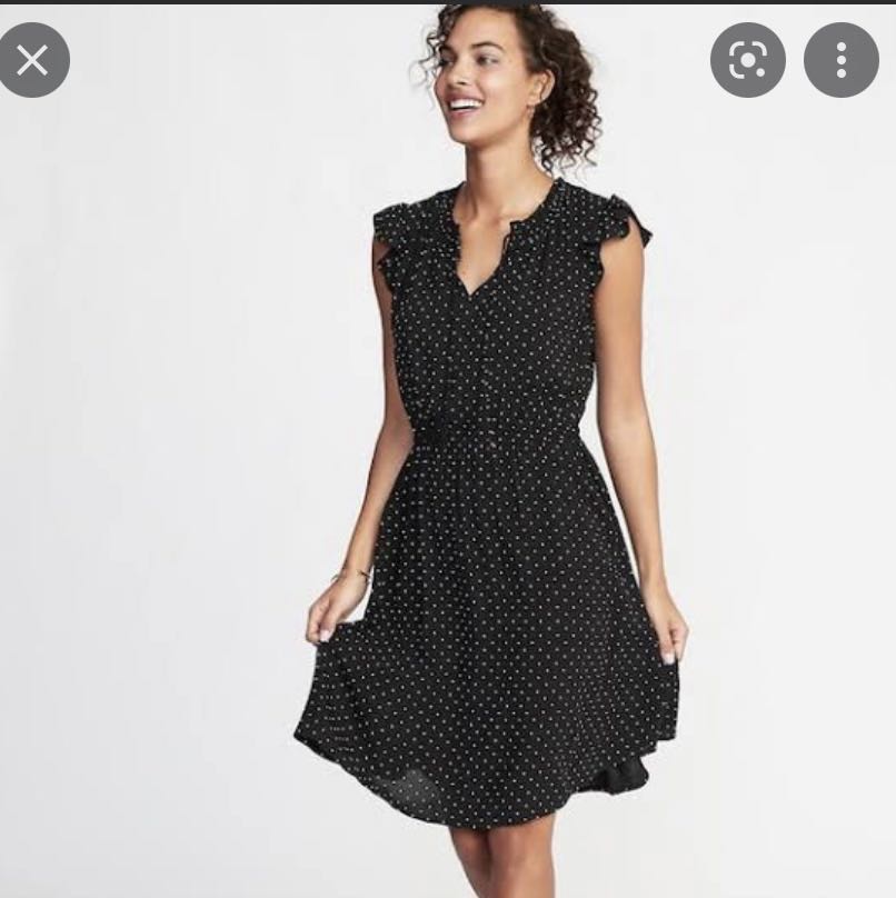 old navy womens polka dot dress