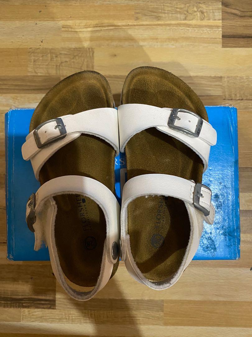 Original Florsheim Kids White sandals With Box