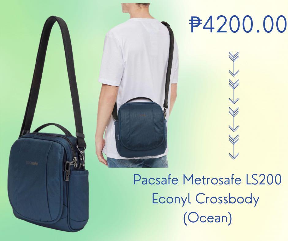 Original Pacsafe Metrosafe LS200 Econyl Crossbody Ocean