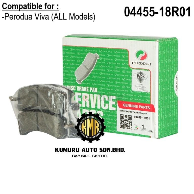 Original Perodua Brake Pad Front for Perodua Viva Brek Pad Depan