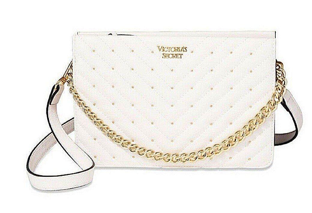Original Victoria's Secret Studded Crossbody bag with Removable Strap