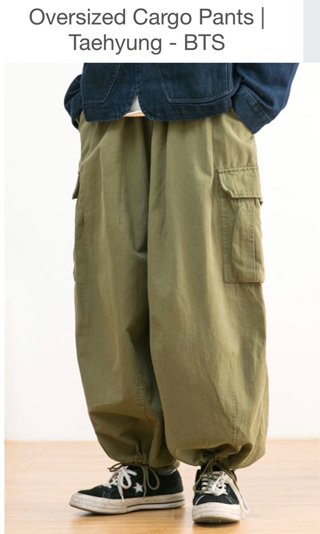 最安値挑戦】 新品未着用oversized cargo pants 2 xl 