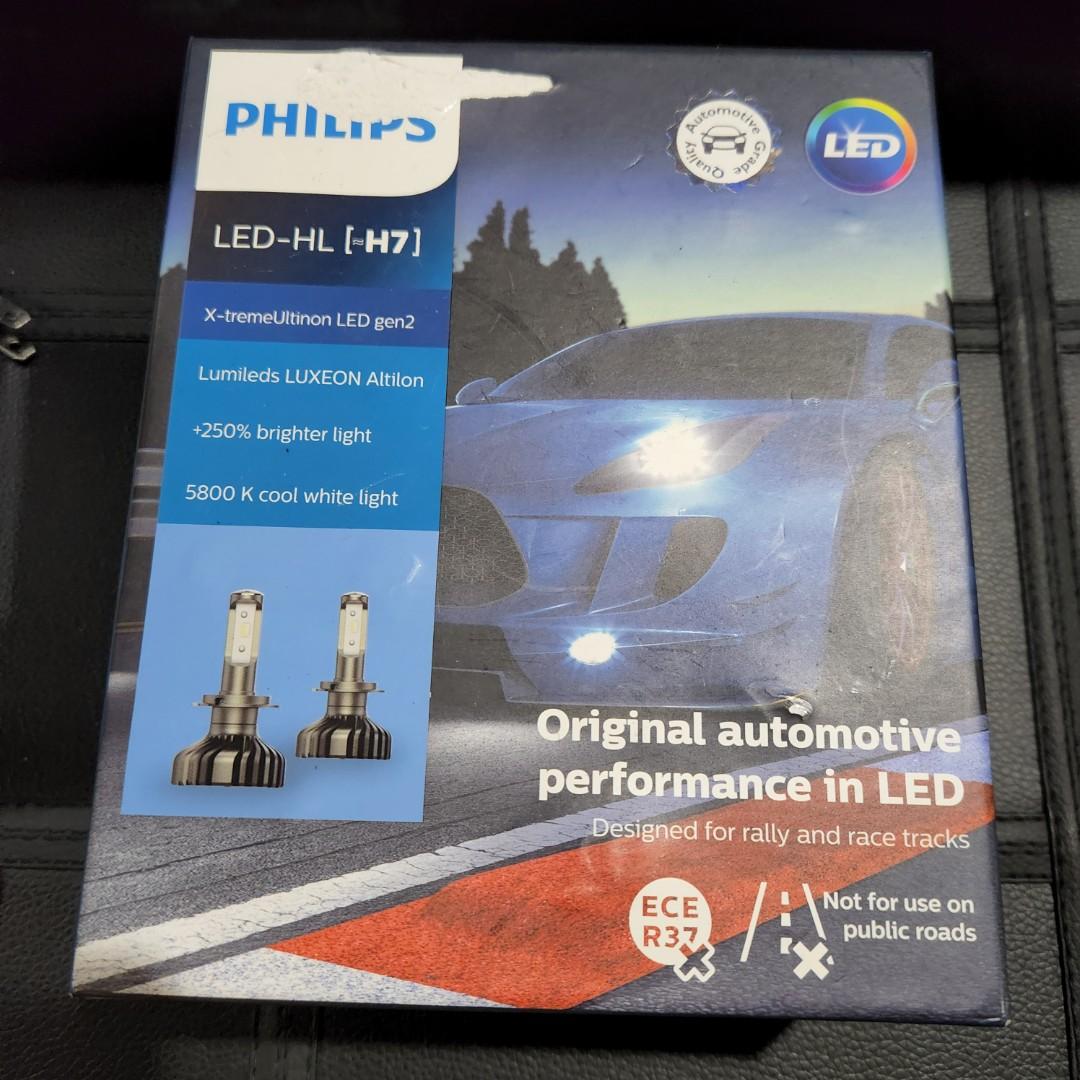 H7 Philips X-tremeUltinon Gen 2 LED Headlights