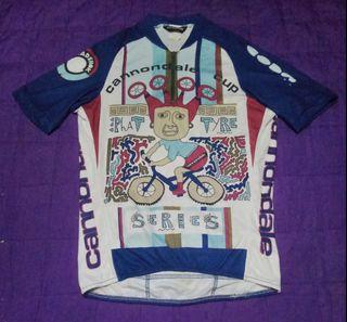 Po Vintage Cannondale Cup Series Headshock Cons Usa Phat Tyre 90's Road Bike Cycling Medium Jersey Unisex