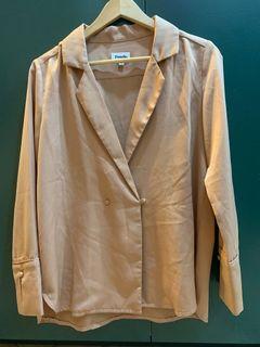 Pomelo Satin Blazer - Medium