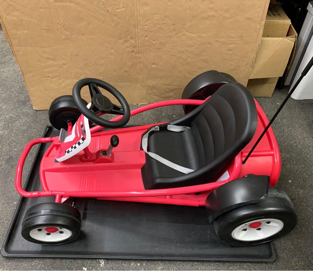 Radio Flyer Pink Ultimate Electric GoKart for Kids, Go Kart 110