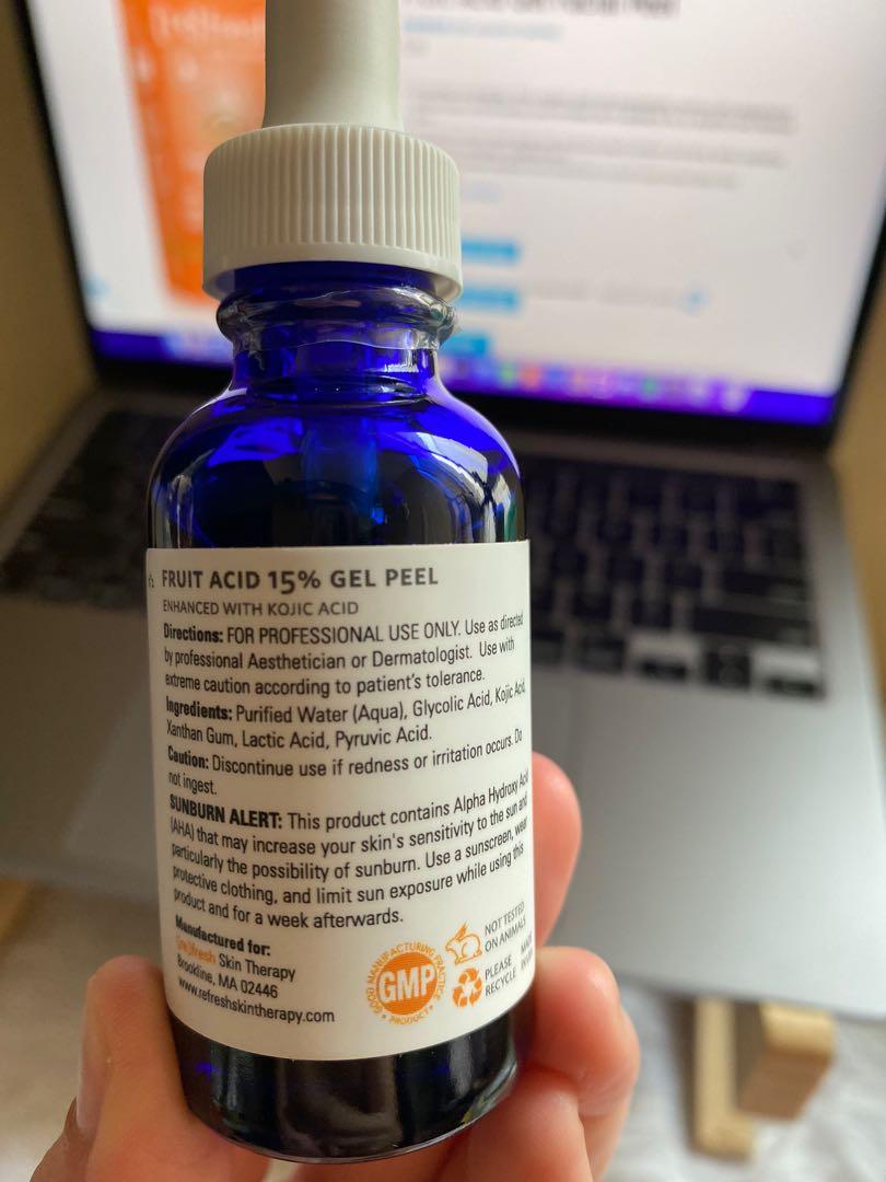 Refresh Fruit Acid Gel Facial Peel, Beauty & Personal Care, Face, Face