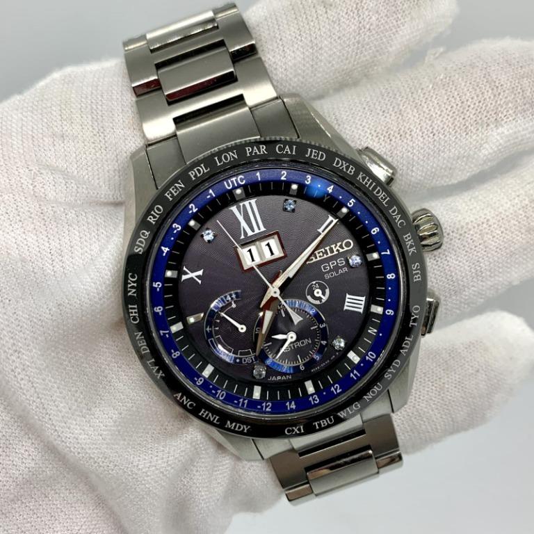 SEIKO SBX145 8X42 0AA0 3 LTD EDN ASTRON TITANIUM CERAMIC GPS SOLAR