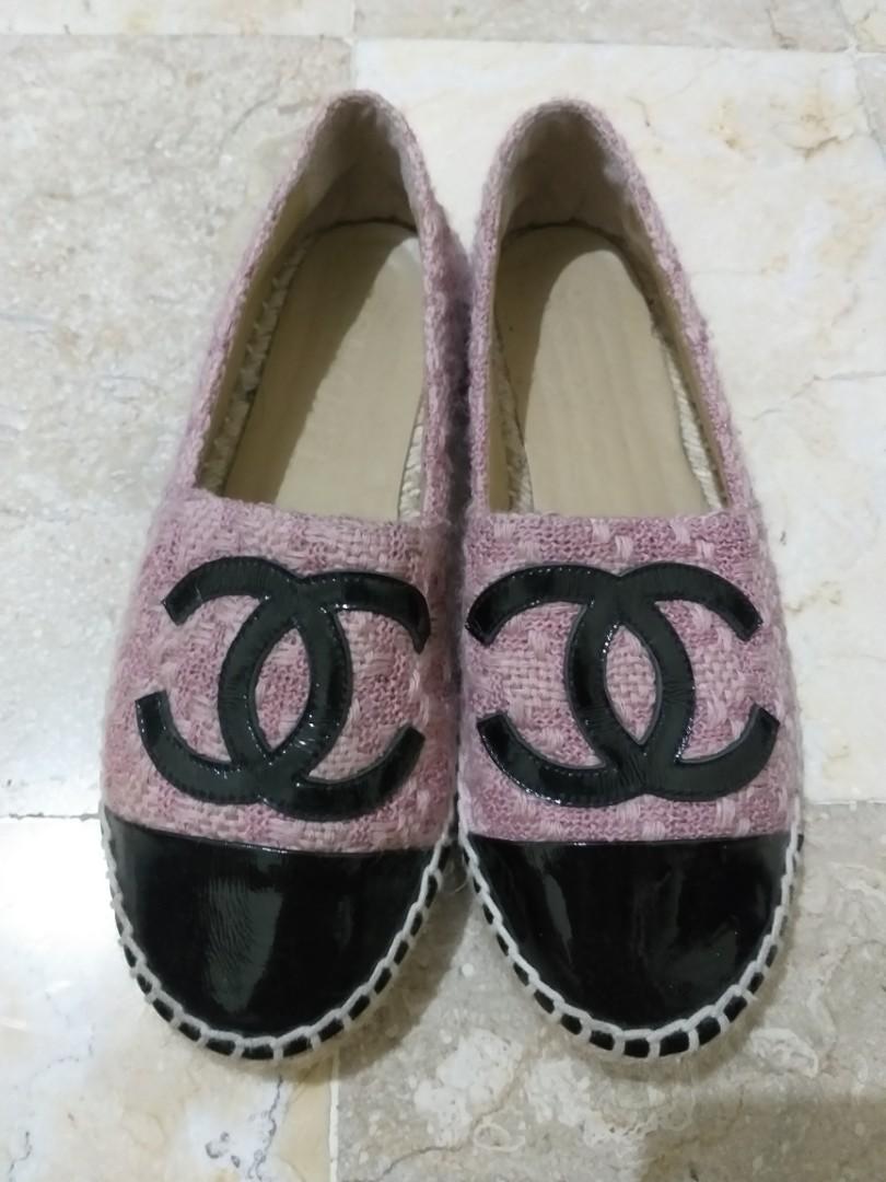 Harga sepatu chanel espadrilles shop