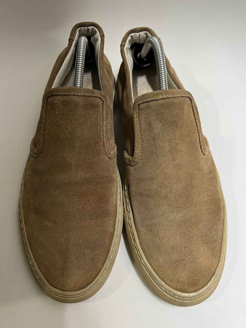 common projects suede slip on