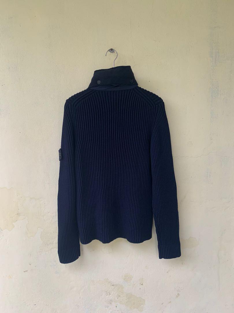 Stone Island Full Button Ribbed Knitwear cp company adidas spezial