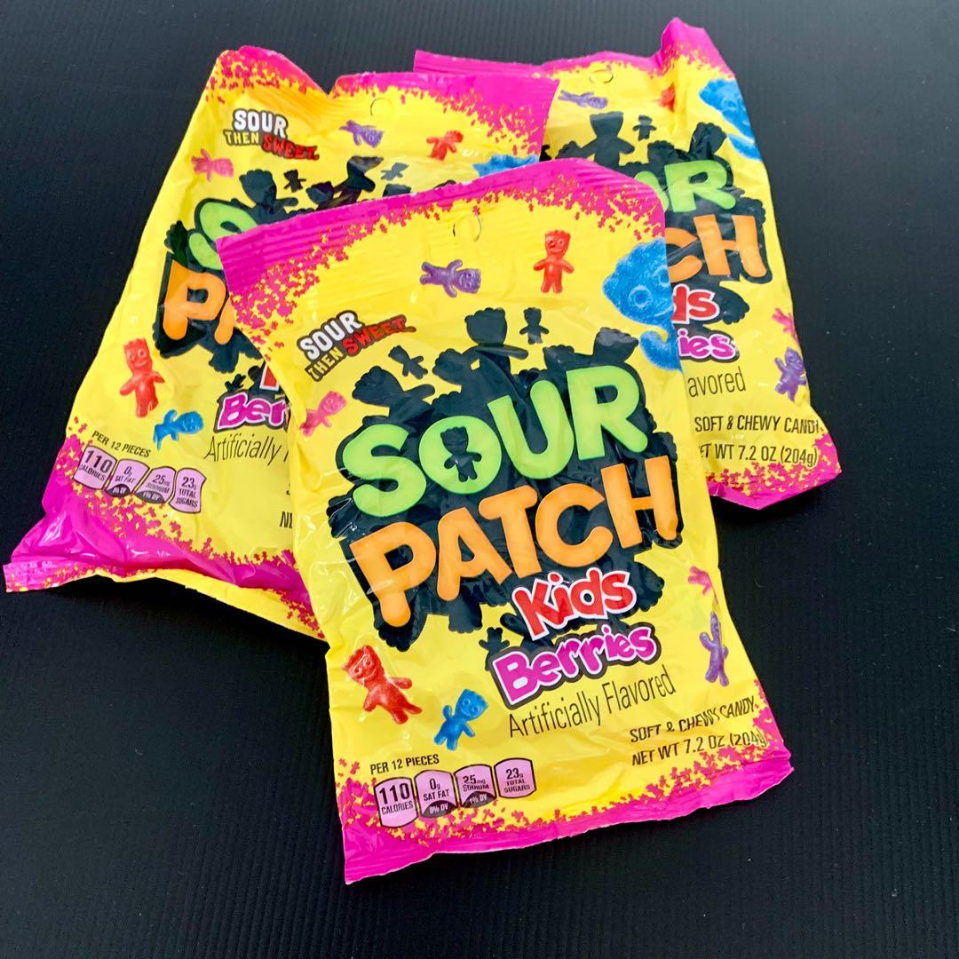 SUPER SALE Sour patch permen gummi kids berries exp 23July 2022 impor US