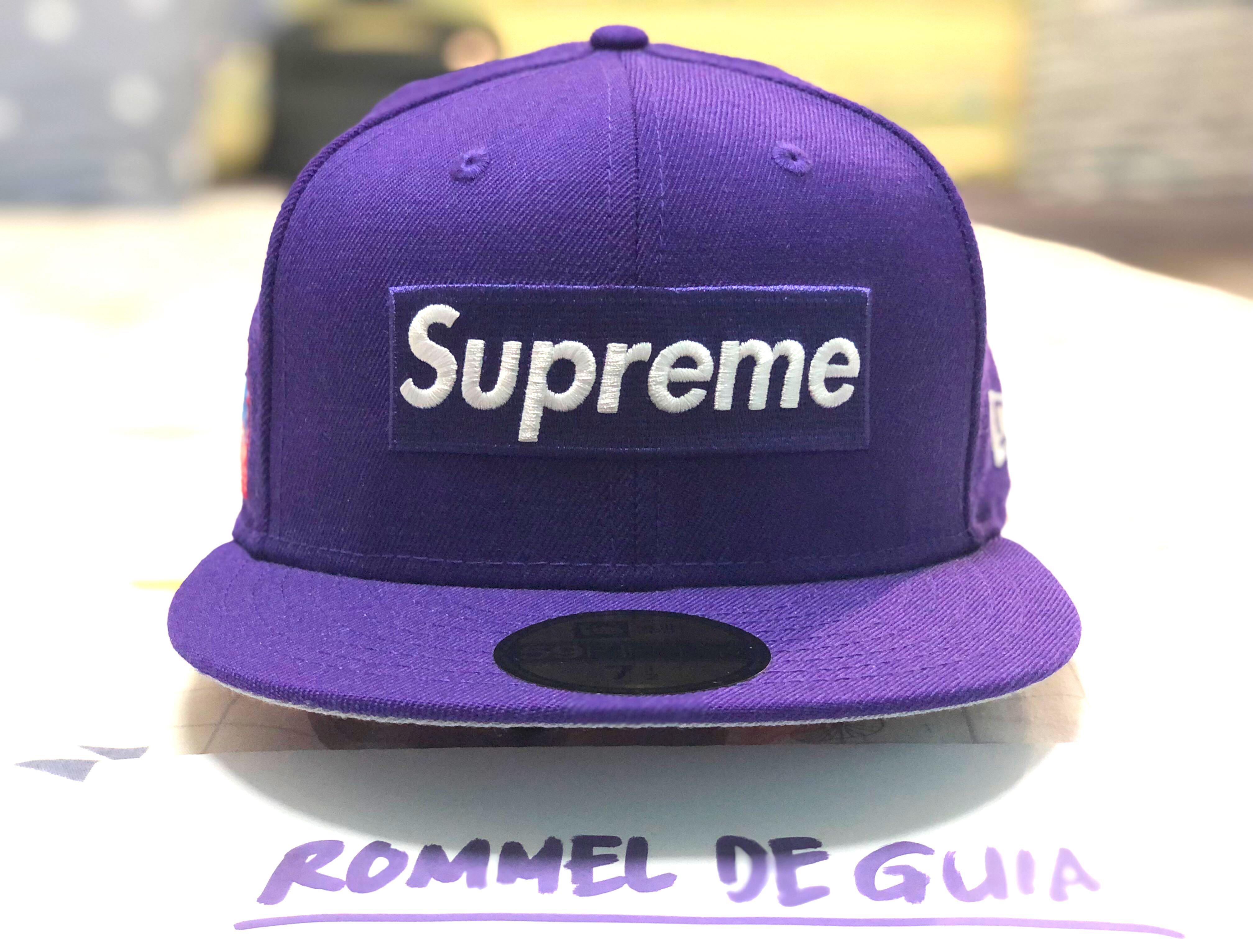 Supreme x New Era World Famous 1994 59fifty Purple Cap