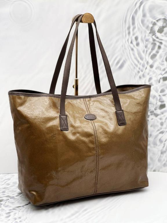 Tods coated canvas bag online