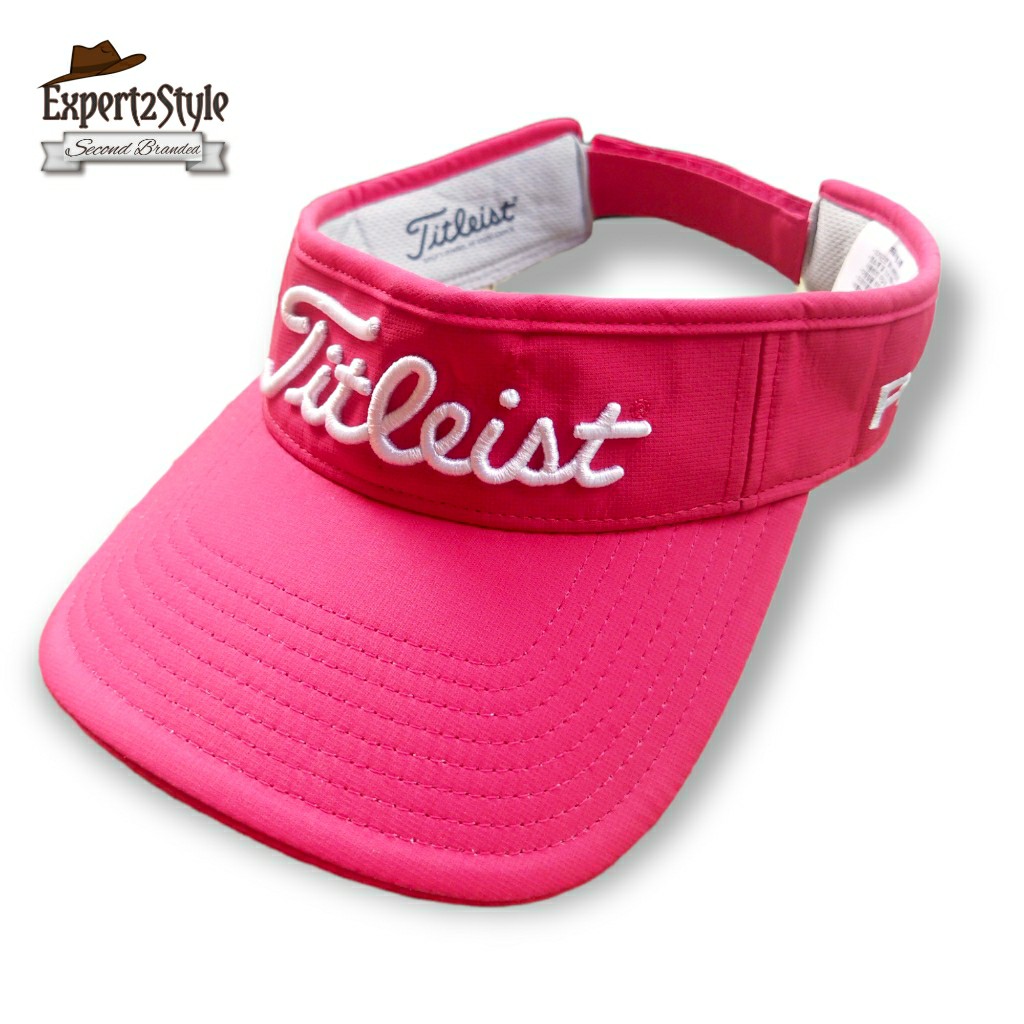 Topi Visor Golf Titleist Merah Import 