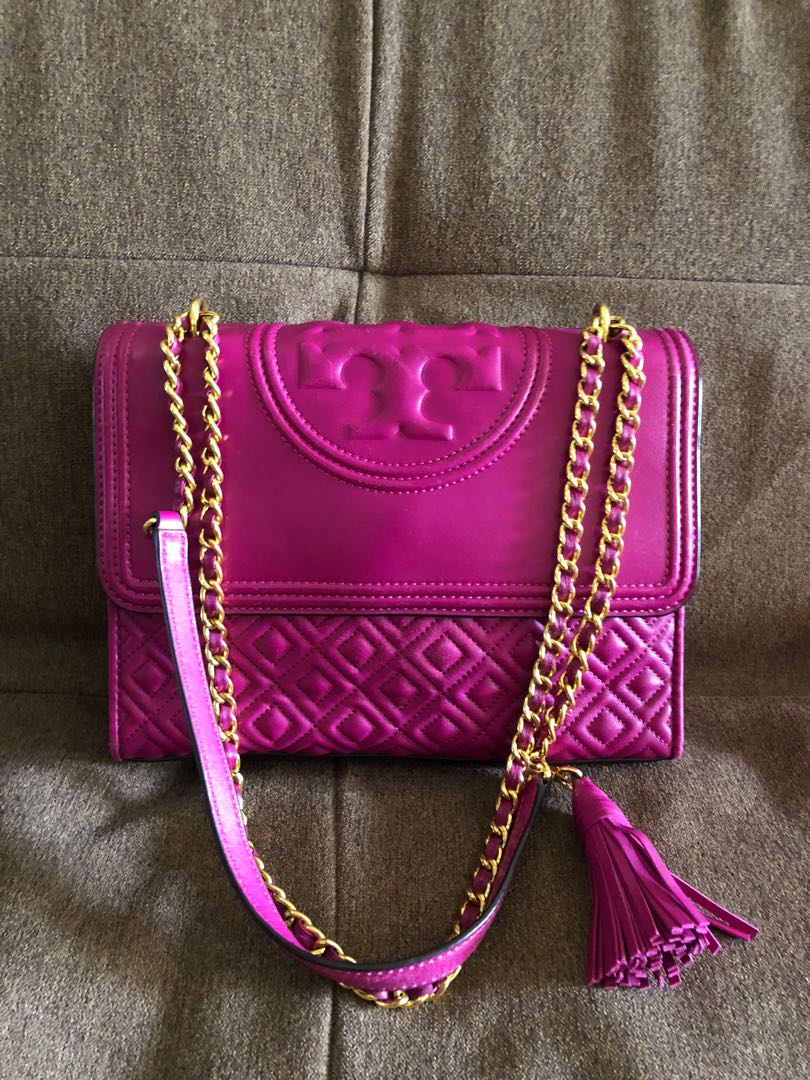 Tory burch fuchsia bag new arrivals