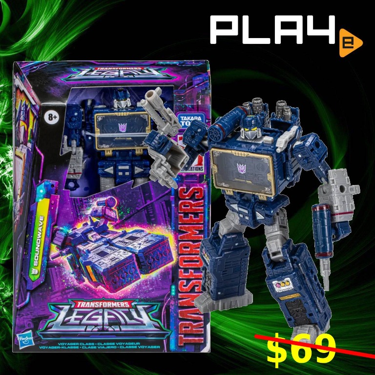 Transformers Generations Legacy EV Soundwave (7101773) Brand New ...