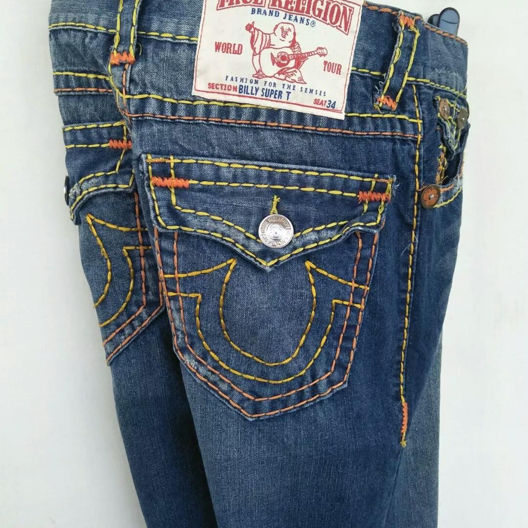 True Religion Size Fit 31, Fesyen Pria 