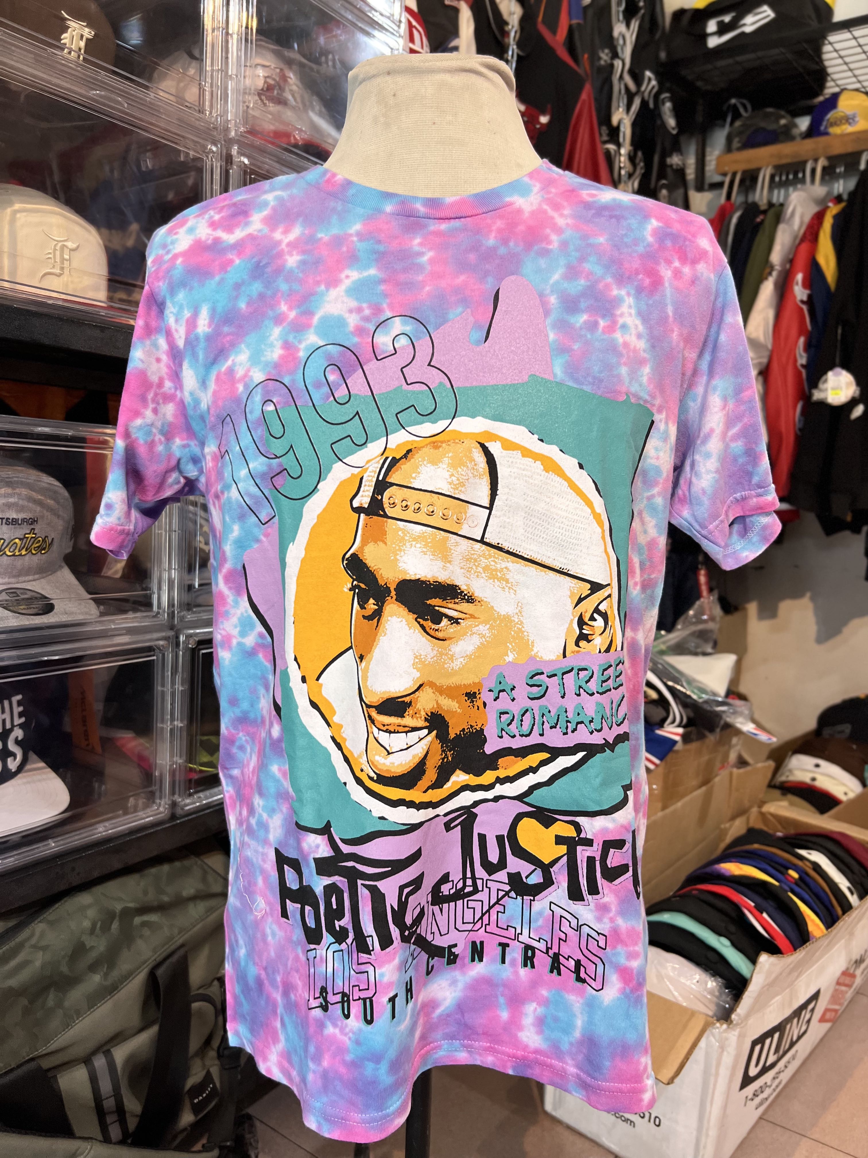 Tupac Poetic Justice tie dye shirt 
