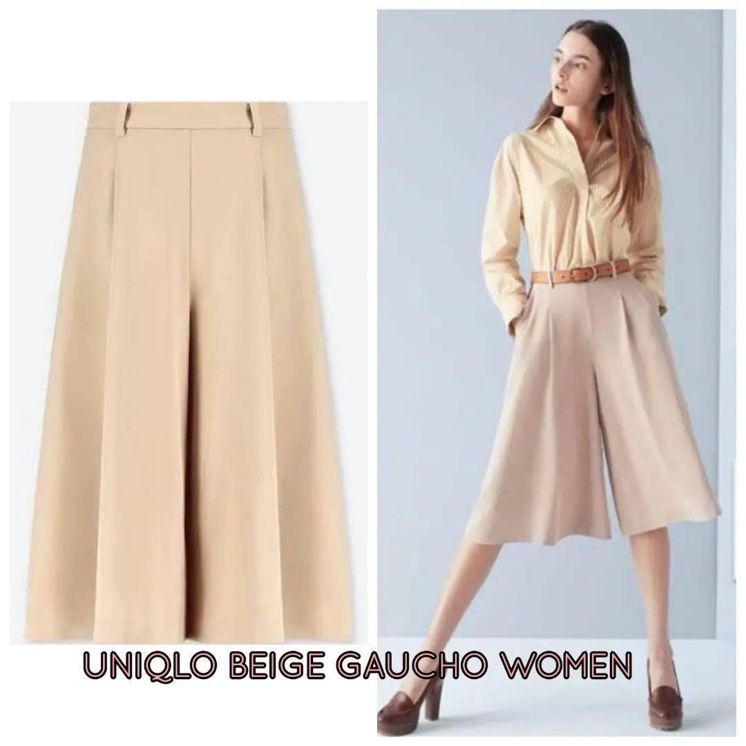 UNIQLO gaucho pants, Women's Fashion, Bottoms, Other Bottoms on Carousell
