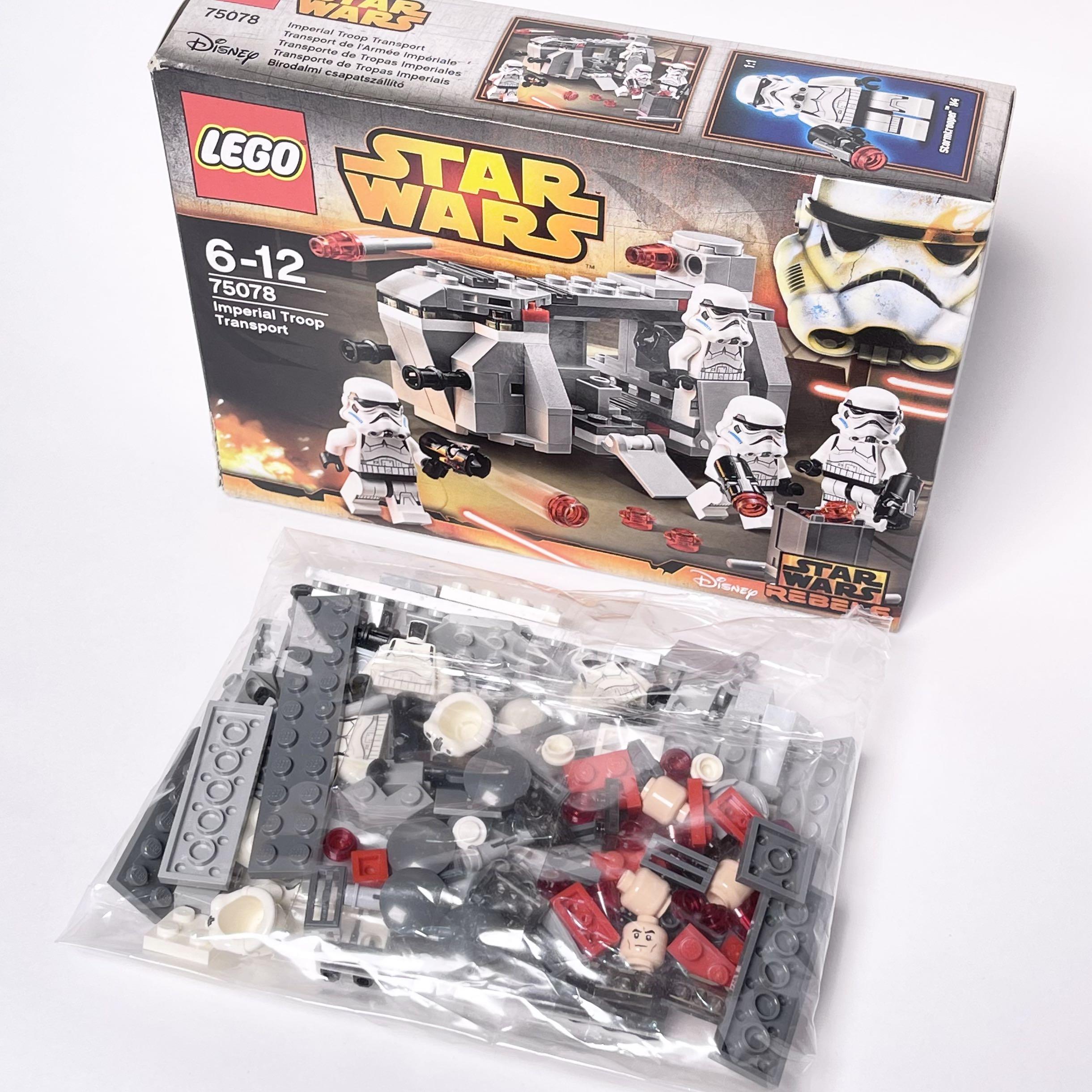 Used - LEGO Star Wars 75078: Imperial Troop Transport - Stormtroopers ...