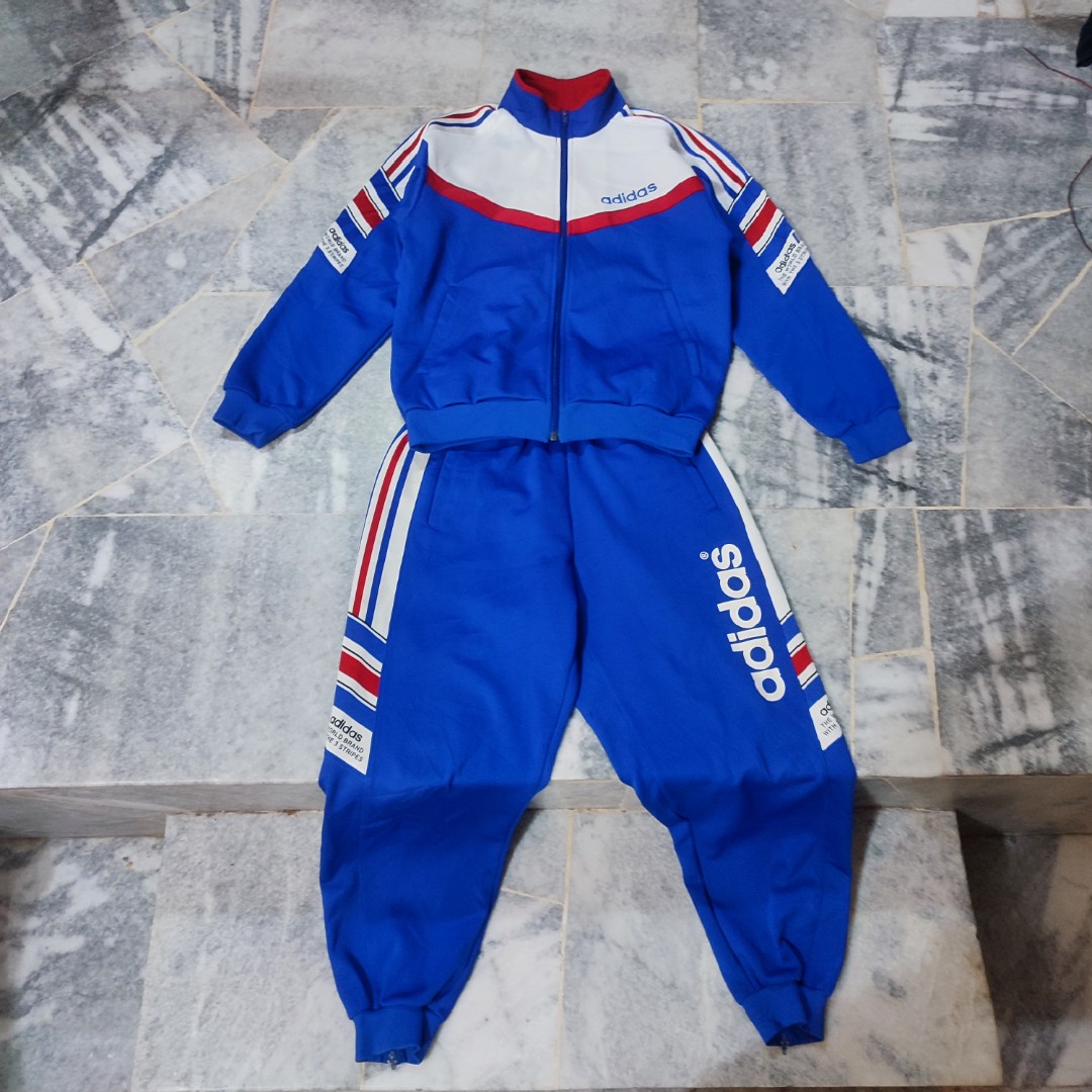 Vintage Adidas Tracksuit Men s Fashion Activewear on Carousell