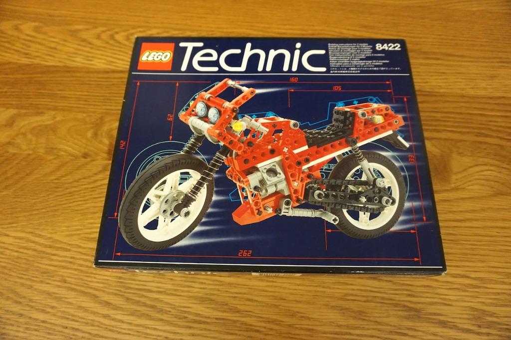 Vintage Technic LEGO motorcycle 8422 - Circuit Shock Racer, Hobbies & Toys,  Toys & Games on Carousell