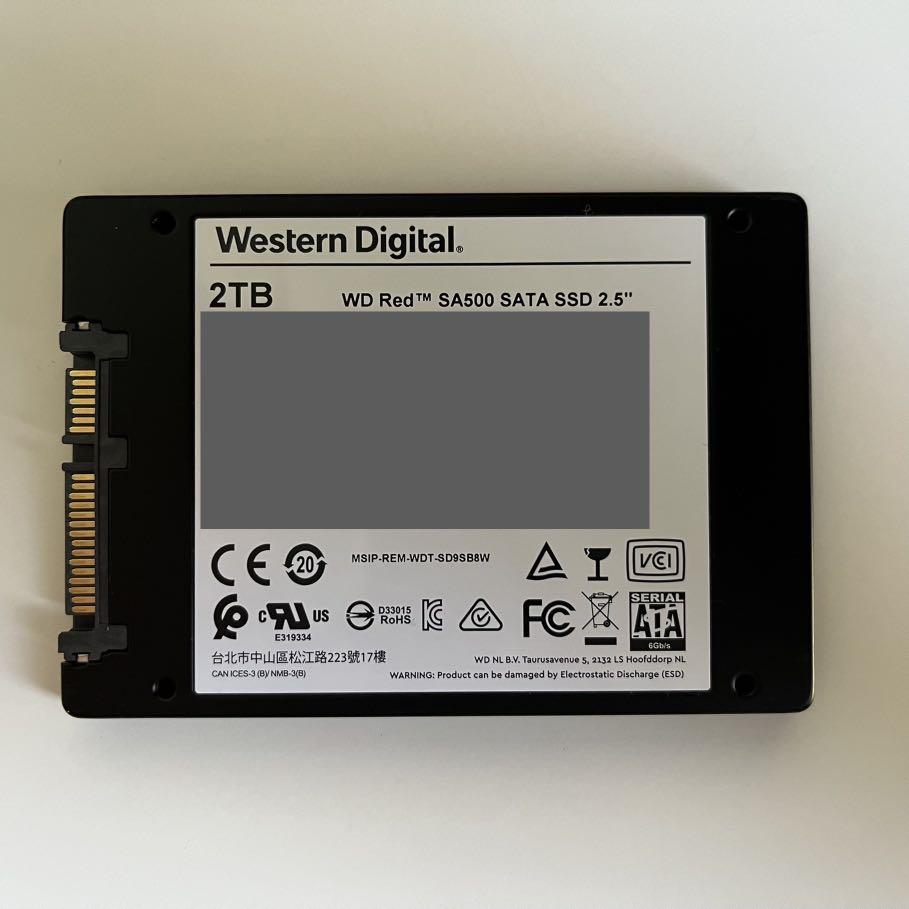 Western Digital 2TB WD Red SA500 NAS 3D NAND Internal SSD - SATA III 6  Gb/s, 2.5