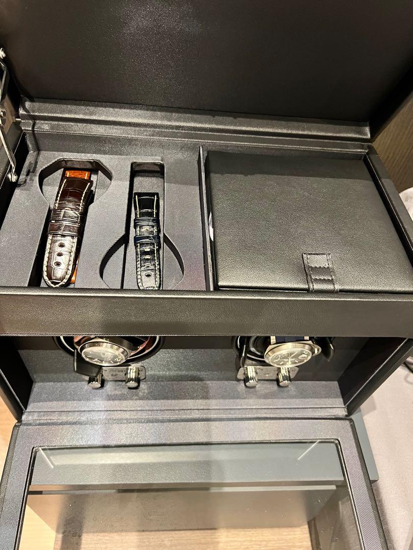 WOLF Heritage Double Watch Winder with Storage AS GOOD AS BRAND NEW Men s Fashion Watches Accessories Watches on Carousell