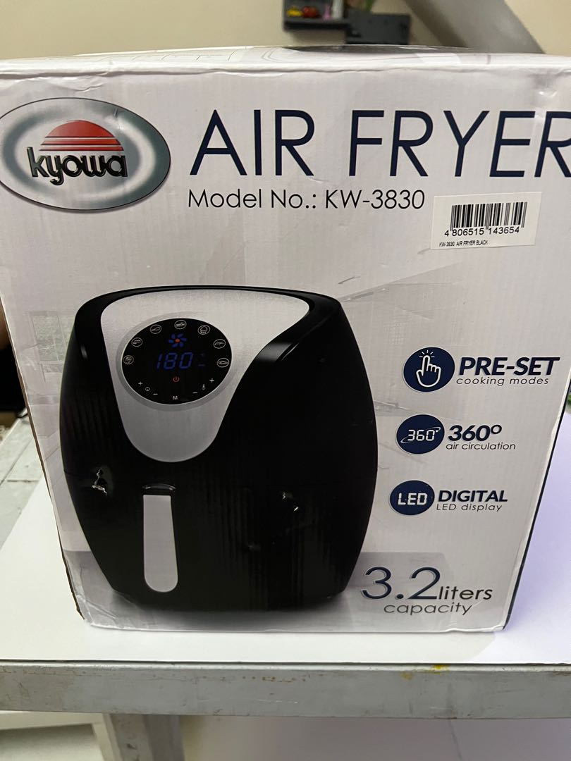 Won in office raffle Kyowa Air Fryer, TV & Home Appliances, Kitchen