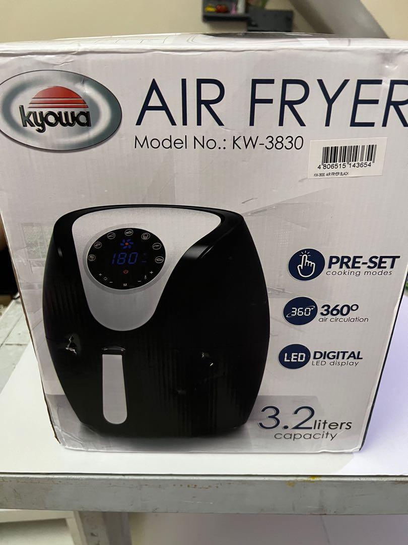 Won in office raffle Kyowa Air Fryer, TV & Home Appliances, Kitchen