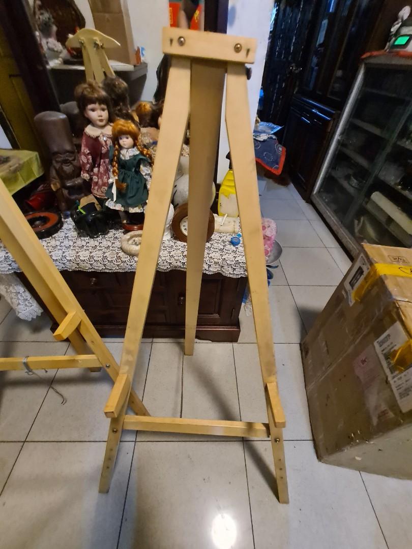 wooden painting stand made in japan, Furniture & Home Living, Home