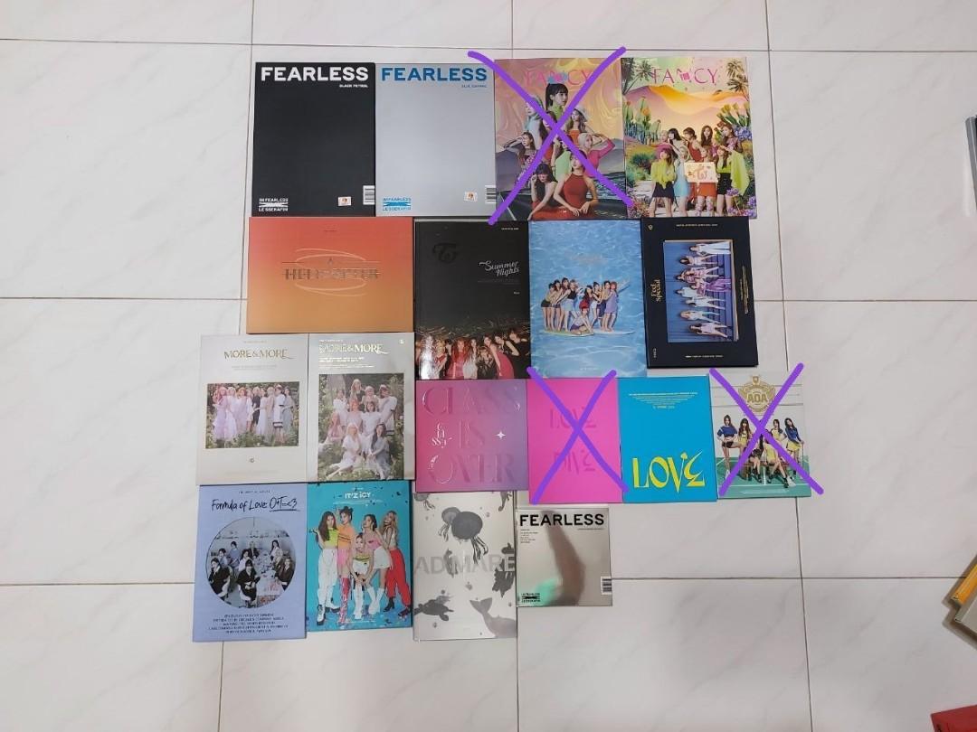 WTS Kpop Girl Group albums twice lesserafim itzy clc nmixx class:y classy  ive, Hobbies & Toys, Memorabilia & Collectibles, K-Wave on Carousell
