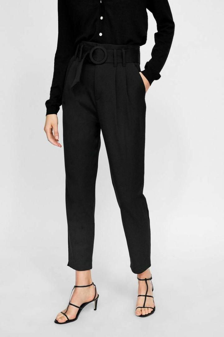 Zara Cotton Pants, Fesyen Wanita 